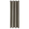 ZÁVĚS NA KOUŽKÁCH NERISA 140X250 CM TMAVĚBÉŽOVÁ