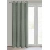 ZÁVĚS NA KROUŽCÍCH ANGELICA 140X250 CM ZELENÁ