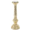 SKLENĚNÝ SVÍCEN MELIA (FI) 13X40 CM ZLATÁ