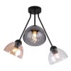 lampa sufitowa venice 3 szklane klosze kolorowe szklo zyrandol dekoracyjny loft 3xe27