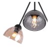 lampa sufitowa venice 3 szklane klosze kolorowe szklo zyrandol dekoracyjny loft 3xe27