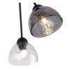 lampa sufitowa venice 3 szklane klosze kolorowe szklo zyrandol dekoracyjny loft 3xe27