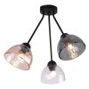 lampa sufitowa venice 3 szklane klosze kolorowe szklo zyrandol dekoracyjny loft 3xe27