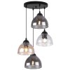 lampa wiszaca venice sufitowa zyrandol kolorowe szklane klosze typu misa loft elegancki