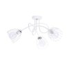 stylowa lampa sufitowa loft chromowana