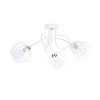 stylowa lampa sufitowa loft chromowana