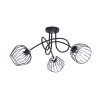 stylowa lampa sufitowa loft chromowana