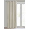 ZATEMŇOVACÍ ZÁVĚS (100%) NA KROUŽCÍCH NITA 140X250 CM BÉŽOVÁ