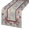 VÁNOČNÍ GOBELÍNOVÝ BĚHOUN NA STŮL BOW 45X140 CM VZOROVANÝ