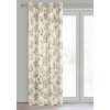 ZATEMŇOVACÍ ZÁVĚS NA KROUŽCÍCH GLORIA2 140X250 CM LISTY