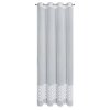 ZÁCLONA NA KROUŽCÍCH EVA MINGE LIWIA 140X250 CM BÍLÁ