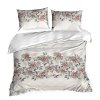 SATÉNOVÉ POVLEČENÍ NIKA43 140X200 CM, 1 KS 70X80 CM KVĚTY