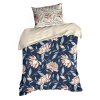 SATÉNOVÉ POVLEČENÍ NIKA49 140X200 CM, 1 KS 70X80 CM KVĚTY