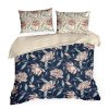 SATÉNOVÉ POVLEČENÍ NIKA49 200X220 CM, 2 KS 70X80 CM KVĚTY