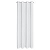 ZÁCLONA NA KROUŽCÍCH CYNTIA 140X250 CM BÍLÁ