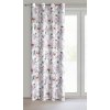ZÁVĚS NA KROUŽCÍCH ROSELIN 140X250 CM KVĚTY