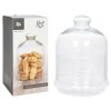 8719987607929 szklany sloik z pokrywa na ciastka 14 x h18 cm