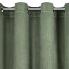 ZATEMŇOVACÍ ZÁVĚS NA KROUŽCÍCH MELANIE 140X250 CM OLIVOVÁ