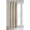 ZATEMŇOVACÍ ZÁVĚS NA KROUŽCÍCH MELANIE 140X250 CM SVĚTLEBÉŽOVÁ