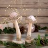 DEKORAČNÍ FIGURKA MUSHROOM SADA 2KS 8X21 CM VÍCEBAREVNÁ