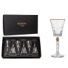 bohemia prestige conte gold kieliszek do wina 6szt