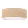 lampa sufitowa plafon boho juta naturalny jutowy abazur 40cm okragly do sypialni salonu przedpokoju