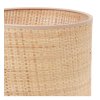 lampa sufitowa wiszaca rattan pojedyncza zyrandol z rattanowym abazurem styl boho 20cm e27