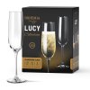 x bohemia prestige lucy kieliszek 270ml szampan 6x