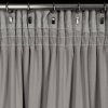ZATEMŇOVACÍ ZÁVĚS NA PÁSCE NADIA 140X300 CM STŘÍBRNÁ