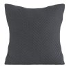 DEKORAČNÍ POVLAK NA POLŠTÁŘ LEN3 45X45 CM GRAFITOVÁ