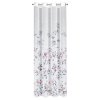 ZÁCLONA NA KROUŽCÍCH ANTEA 140X250 CM KVĚTY