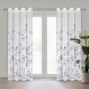ZÁCLONA NA KROUŽCÍCH ANTEA 140X250 CM KVĚTY