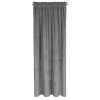 ZATEMŇOVACÍ ZÁVĚS NA PÁSCE ELIZA 140X300 CM ŠEDÁ