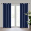 ZATEMŇOVACÍ ZÁVĚS NA KROUŽCÍCH LOGAN 135X270 CM TMAVĚMODRÁ