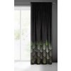 ZATEMŇOVACÍ ZÁVĚS NA PÁSCE ANGELINA 140X270 CM ČERNÁ