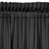 ZATEMŇOVACÍ ZÁVĚS NA PÁSCE ANGELINA 140X270 CM ČERNÁ