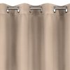 ZATEMŇOVACÍ ZÁVĚS NA KROUŽCÍCH LOGAN 140X270 CM BÉŽOVÁ
