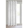 ZÁVĚS NA KROUŽCÍCH MARGARET 140X250 CM BÍLÁ