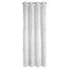 ZÁVĚS NA KROUŽCÍCH MARGARET 140X250 CM BÍLÁ
