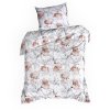RENFORCÉ POVLEČENÍ NICKY 140X200 CM, 1 KS 70X80 CM KVĚTY