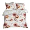 BAVLNĚNÉ POVLEČENÍ LEA11 200X220 CM, 2 KS 70X80 CM KVĚTY