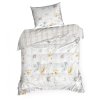 BAVLNĚNÉ POVLEČENÍ LEA09 160X200 CM, 2 KS 70X80 CM VZOROVANÁ