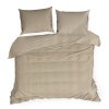 LNĚNÉ POVLEČENÍ LINEN 200X220 CM, 2 KS 70X80 CM BÉŽOVÁ