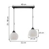 lampa sufitowa wiszaca riffle biala ryflowana kula 14cm styl glamour do salonu kuchni lazienki