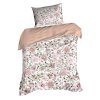 SATÉNOVÉ POVLEČENÍ SPRING57 200X220 CM, 2 KS 70X80 CM KVĚTY
