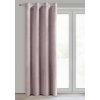 ZATEMŇOVACÍ ZÁVĚS NA KROUŽCÍCH ROSA 140X250 CM PUDROVÁ