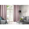 ZATEMŇOVACÍ ZÁVĚS NA KROUŽCÍCH ROSA 140X250 CM PUDROVÁ