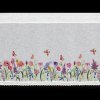 KRÁTKÁ ZÁCLONA NA PÁSCE BELLA 150 X 60 CM KVĚTY