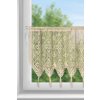 KRÁTKÁ ZÁCLONA NA PÁSCE MARTHA 150X60 CM SVĚTLEBÉŽOVÁ