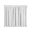 ZÁCLONA NA PÁSCE ARLETA 295X160 CM BÍLÁ